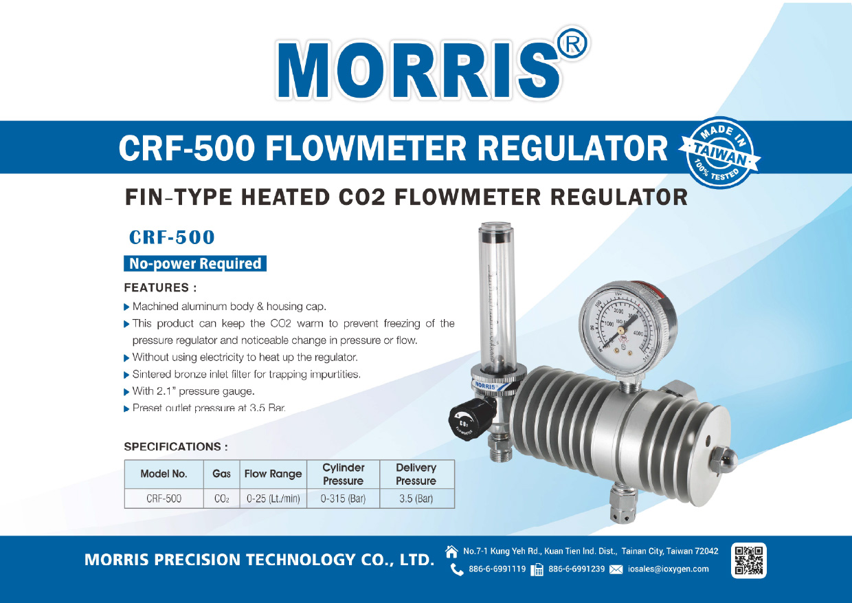 CRF-500 Flowmeter Regulator (MORRIS)